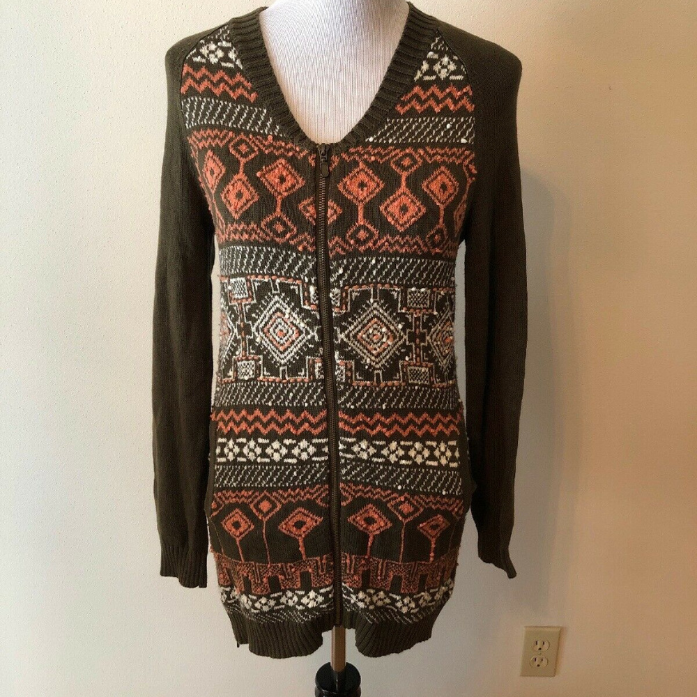 Anthropologie Moth olive sweater - womens small